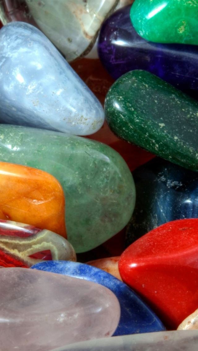 640x1132 Colored Rocks - stone iPhone Wallpaper