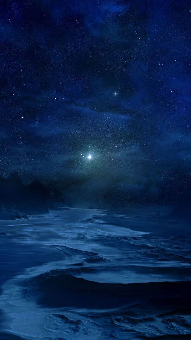640x1136 The Blue Cold Night - cold iPhone Wallpaper