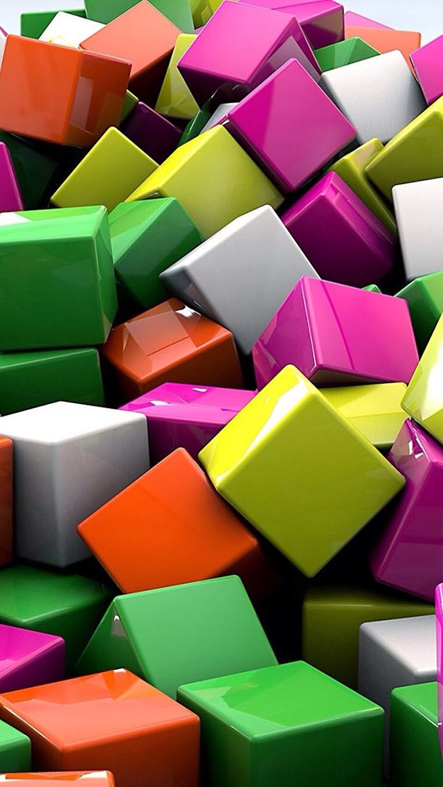 640x1136 Color cube - color iPhone Wallpaper
