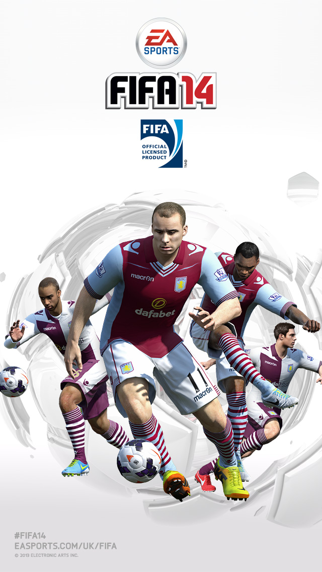 FIFA 2014 Aston Villa  iPhone wallpaper 
