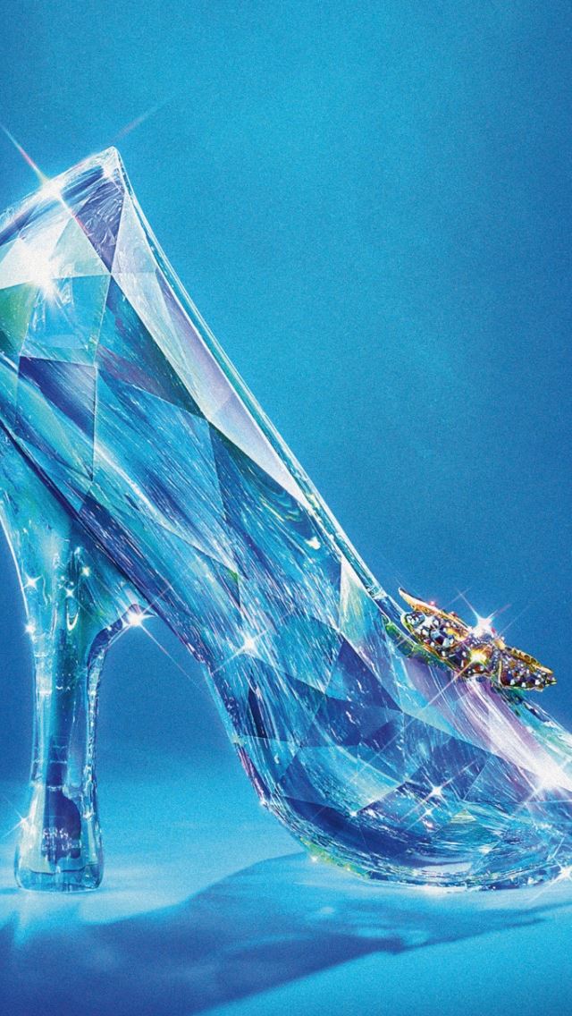 640x1136 Crystal High Heeled Shoe - show iPhone Wallpaper