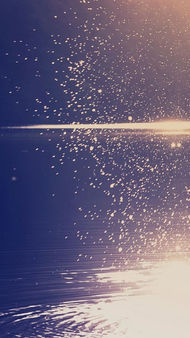 640x1136 Drops Of Water In The Sun - wave iPhone Wallpaper