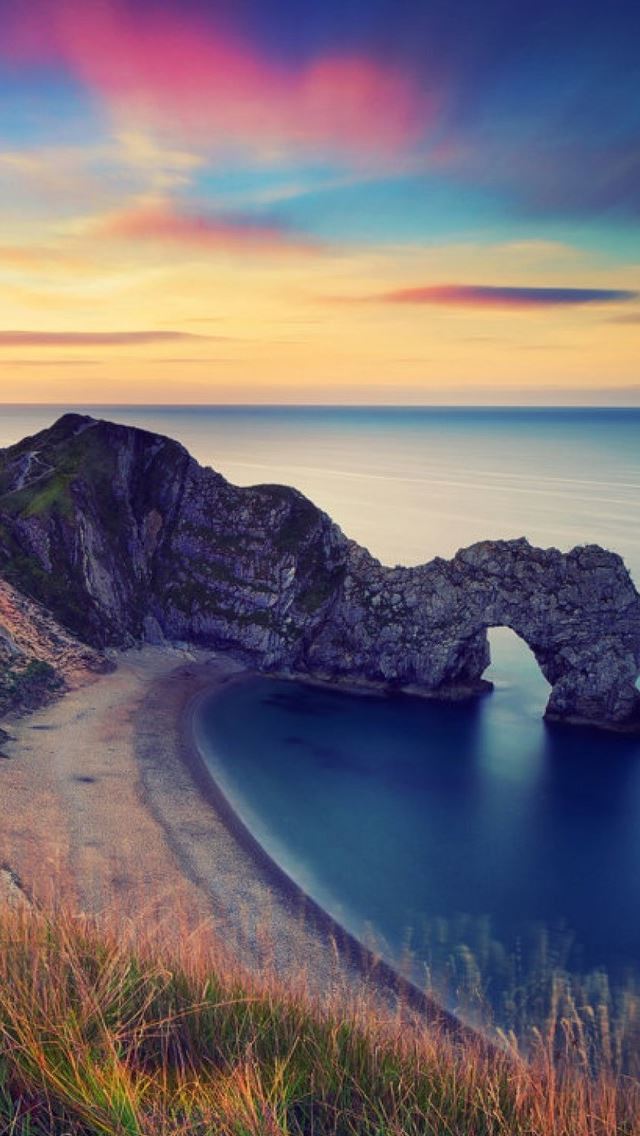 640x1136 Durdle Door - sky iPhone Wallpaper