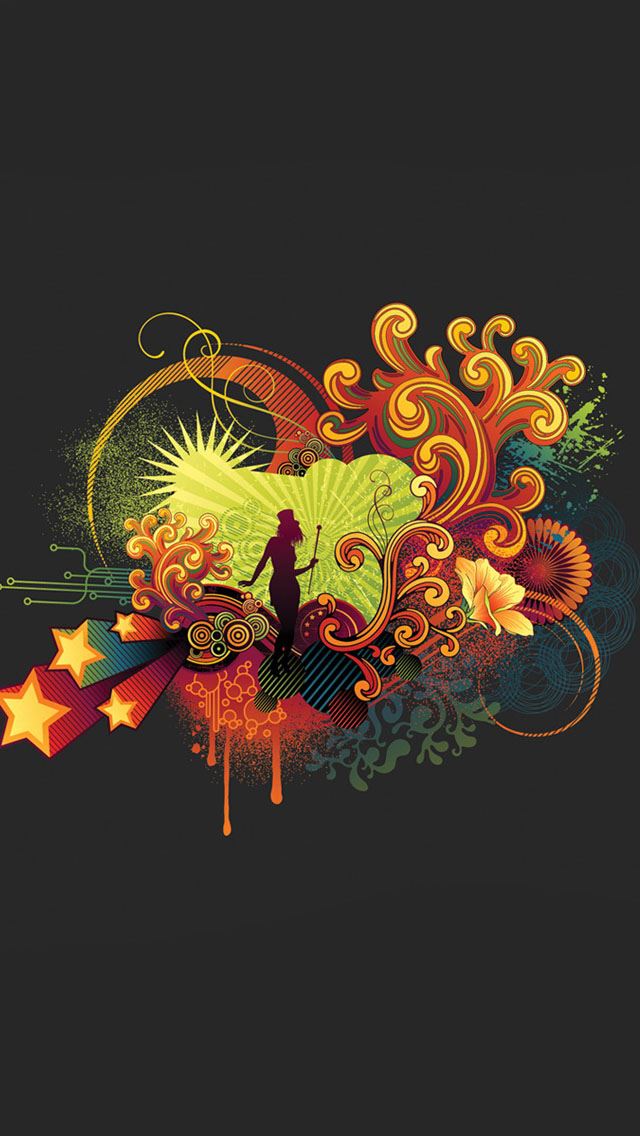 640x1136 Music Festival - star iPhone Wallpaper