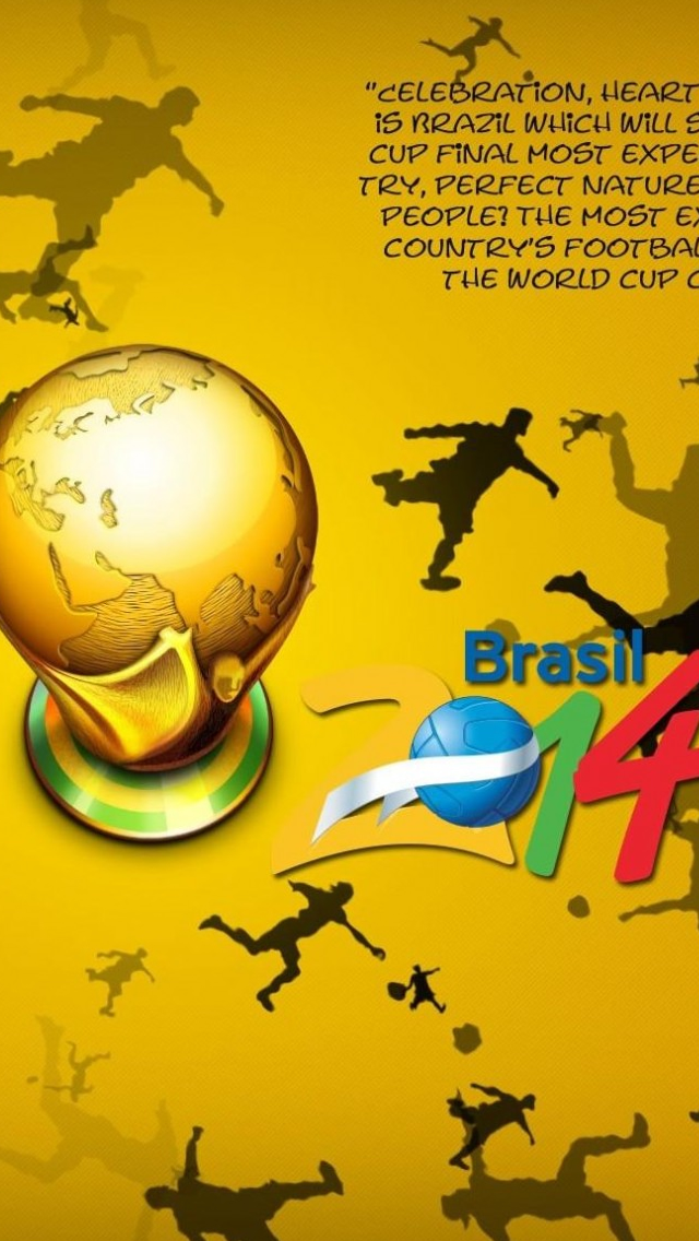 World Cup 2014 In Brazil iPhone wallpaper 