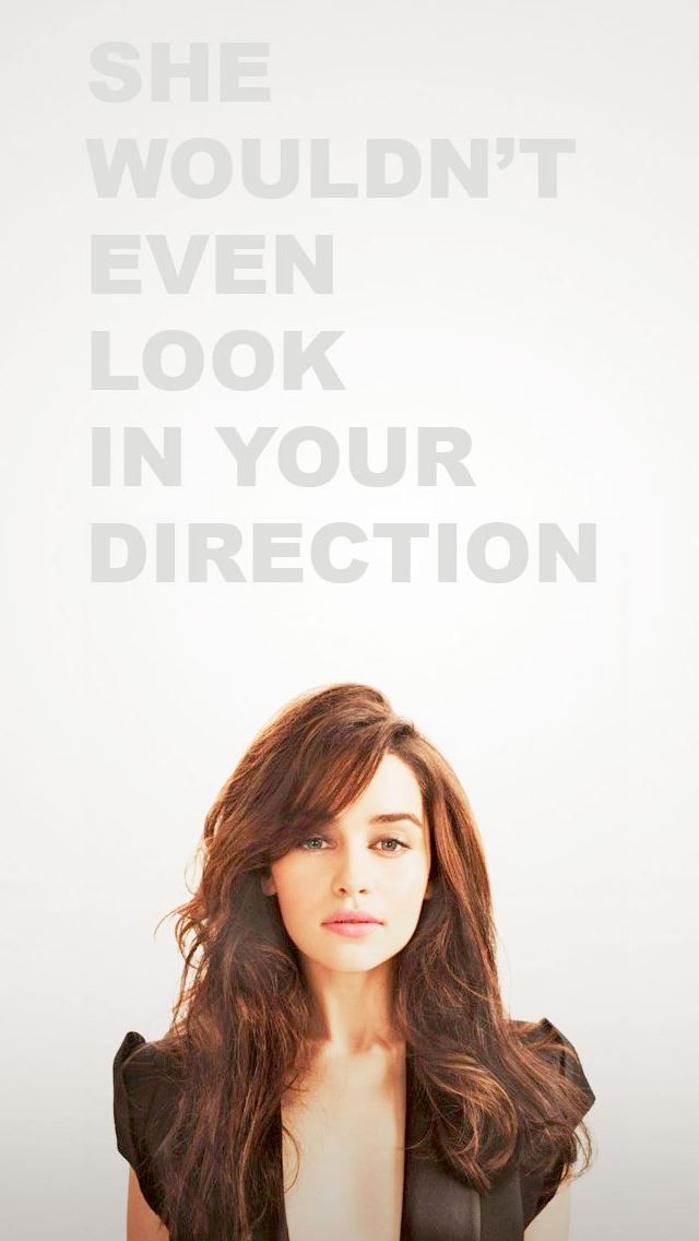 640x1136 She Wouldn't Even Look In Your Direction  - words iPhone Wallpaper