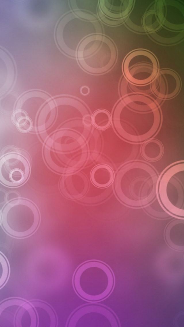 640x1136 Circles art - bokeh iPhone Wallpaper