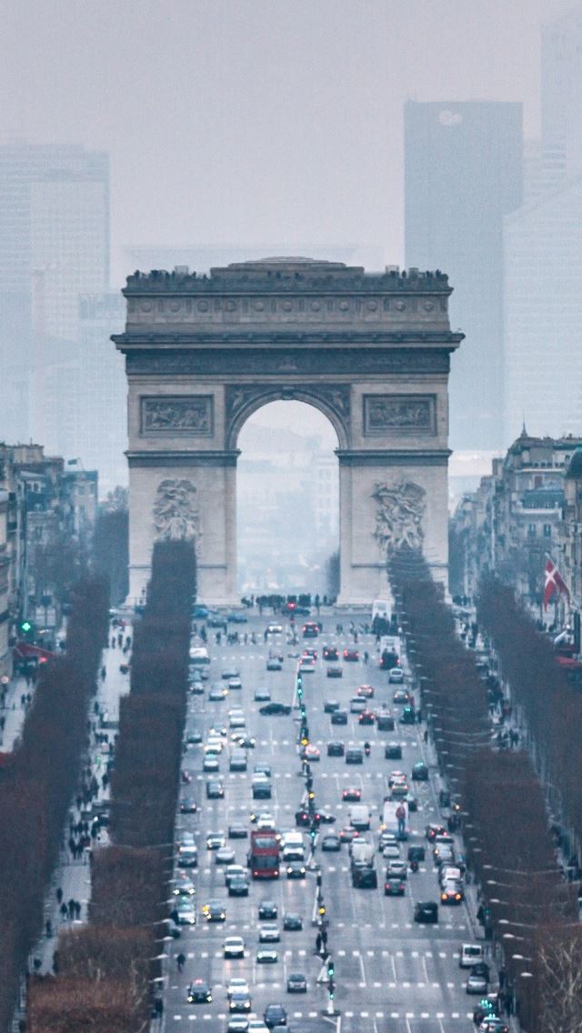 640x1136 Arc De Triomphe - tower iPhone Wallpaper