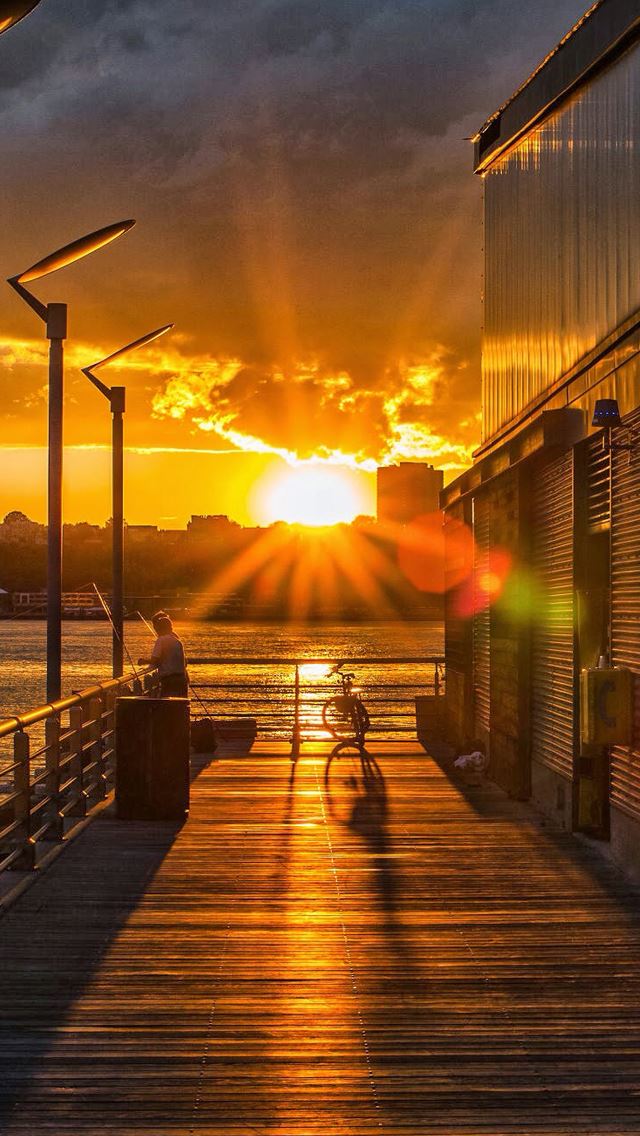 640x1136 Sunset -  iPhone Wallpaper