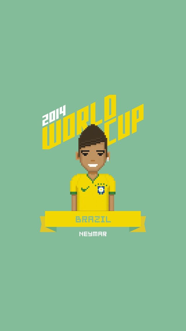 640x1136 World Cup Star Brazil Neymar -  iPhone Wallpaper