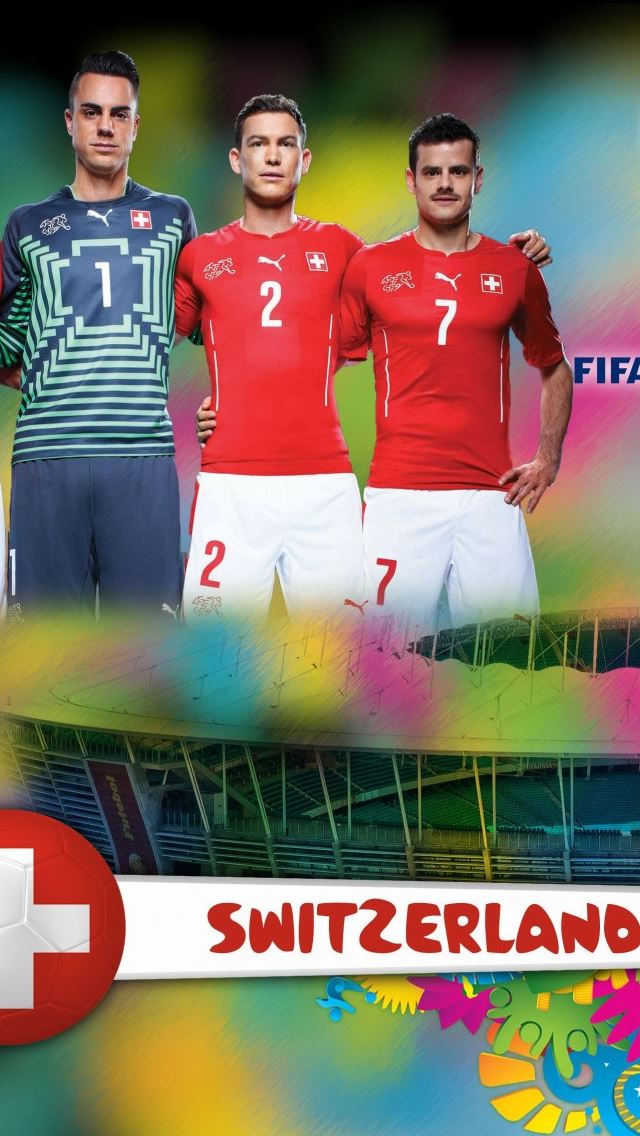 640x1136 Switzerland 2014 World Cup Group E Football Match -  iPhone Wallpaper