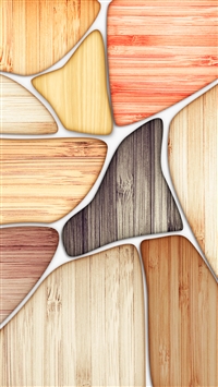 Wooden Shapes Abstract wallpaper