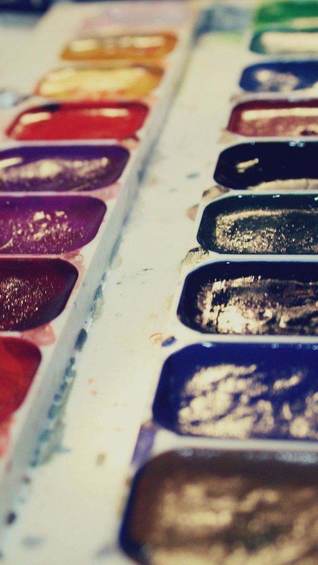 640x1136 Painting Tools - pigment iPhone Wallpaper