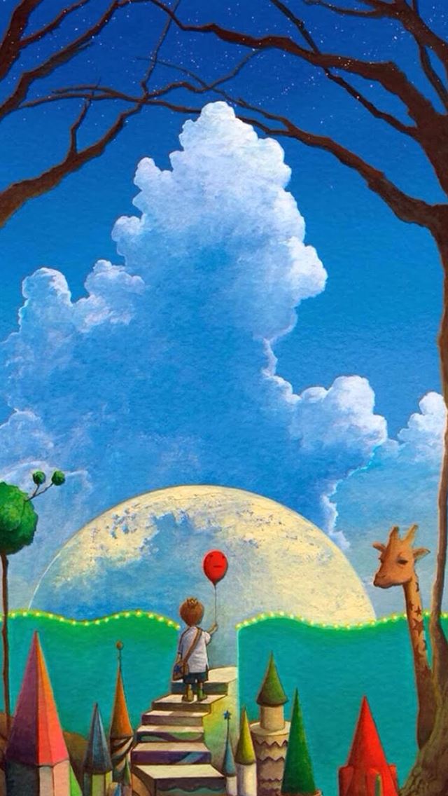 640x1136 Color Kingdom - house iPhone Wallpaper