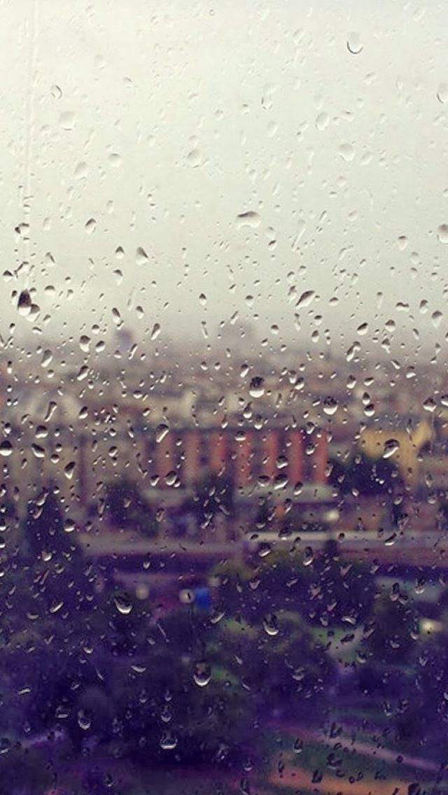 640x1136 Rain drop -  iPhone Wallpaper