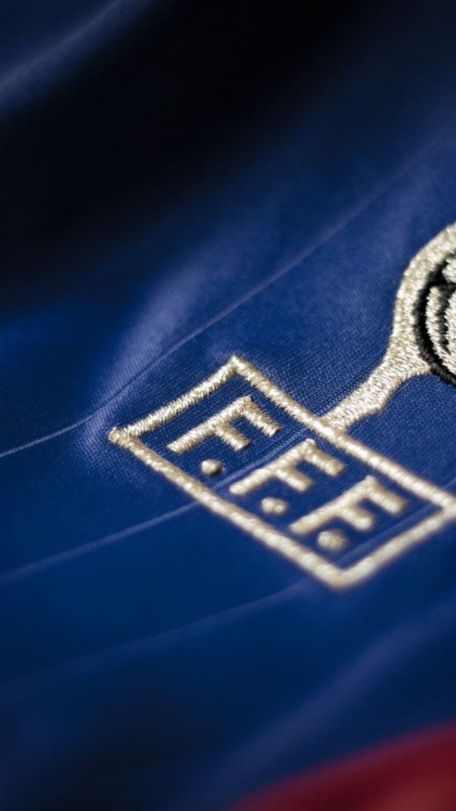 640x1136 France Football Shirt Crest World Cup 2014 -  iPhone Wallpaper