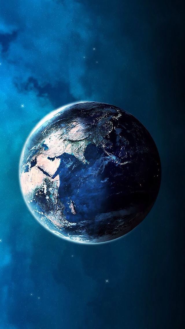 640x1136 Blue planet -  iPhone Wallpaper