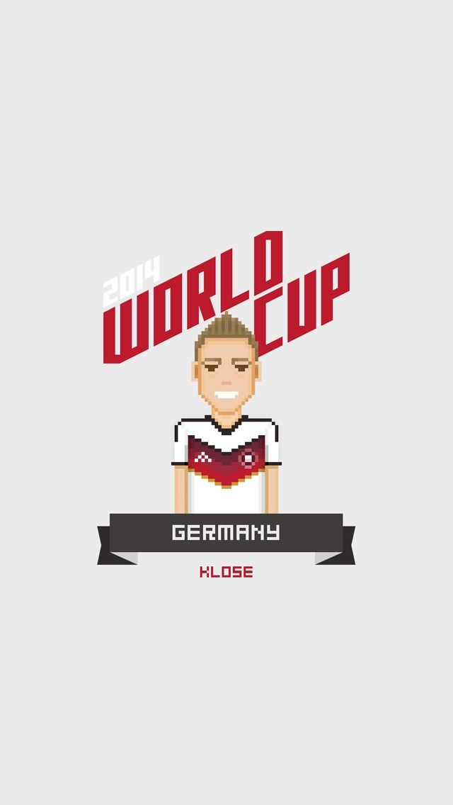 640x1136 World Cup Star Germany Klose -  iPhone Wallpaper