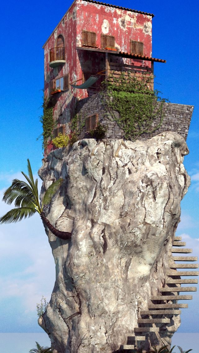 640x1136 Sea House - sea iPhone Wallpaper