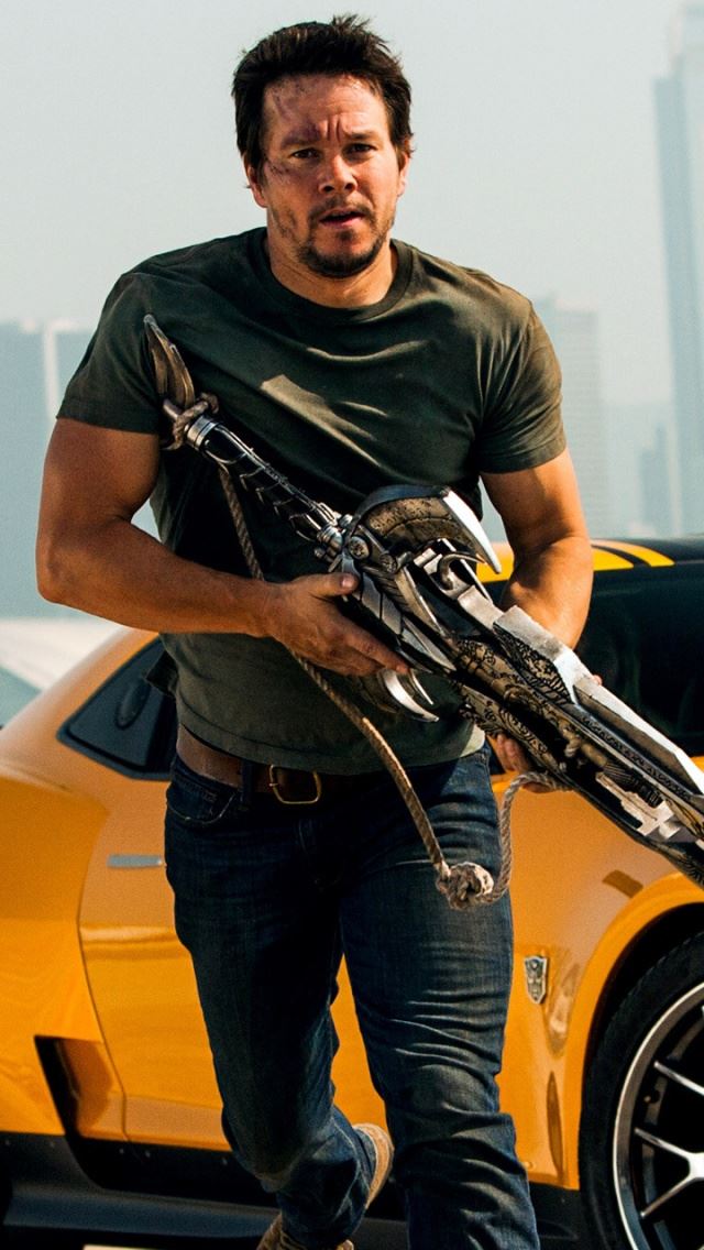 640x1136 Mark Wahlberg In Transformers 4 - movie iPhone Wallpaper