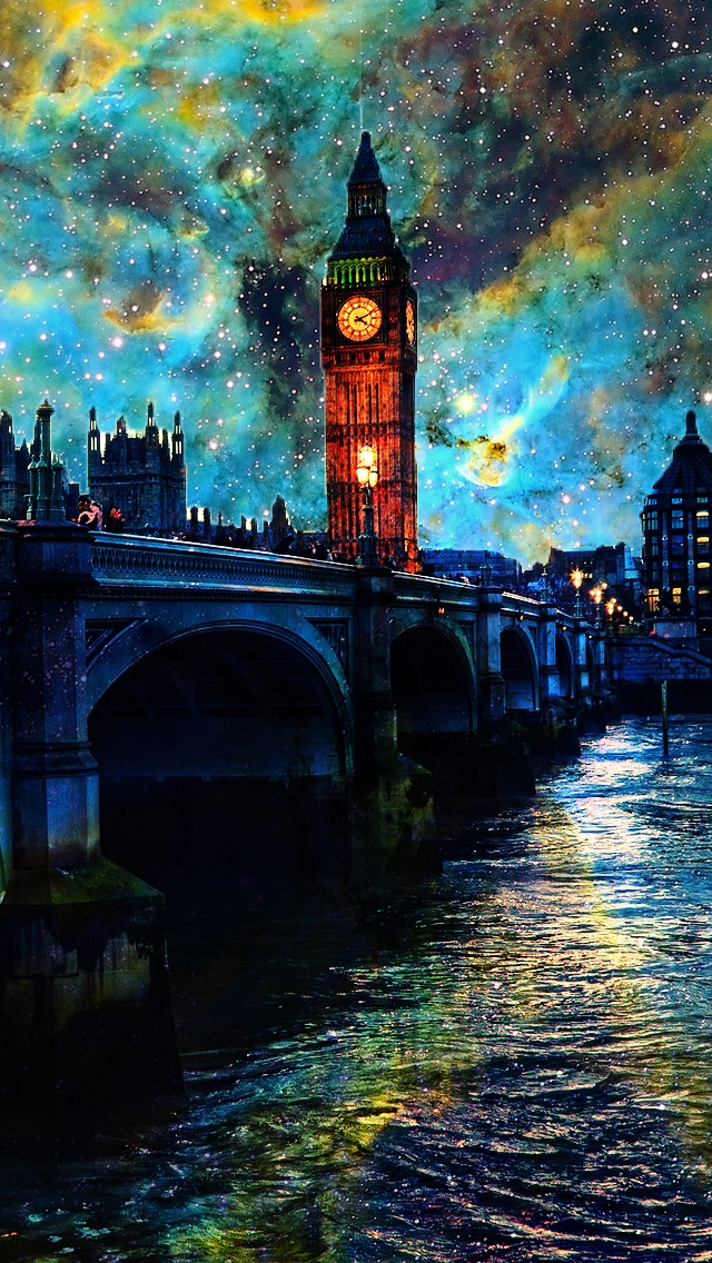 Fanasy Night In London iPhone Wallpapers Free Download