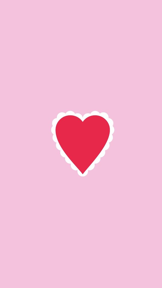 640x1136 Simple Love Heart  - heart iPhone Wallpaper