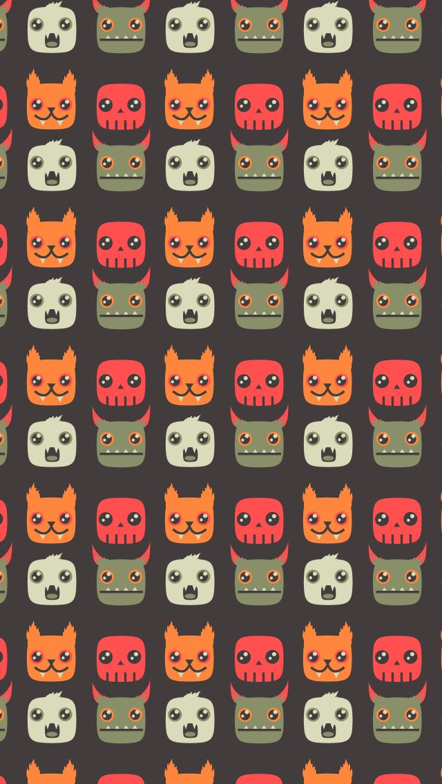 640x1136 Animal Cartoon Pattern -  iPhone Wallpaper