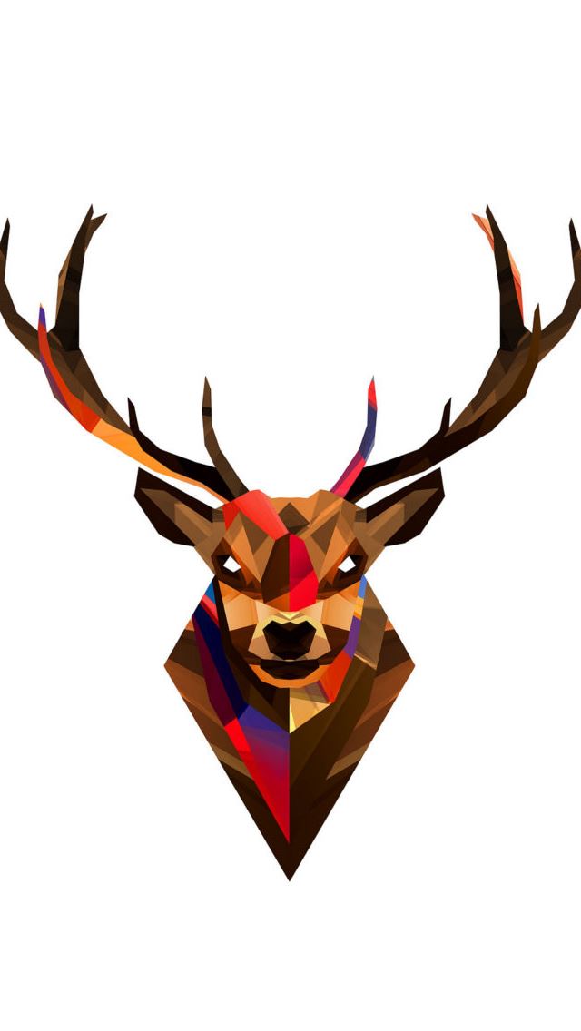 640x1136 Geometric Tibetan Antelope - geometric iPhone Wallpaper
