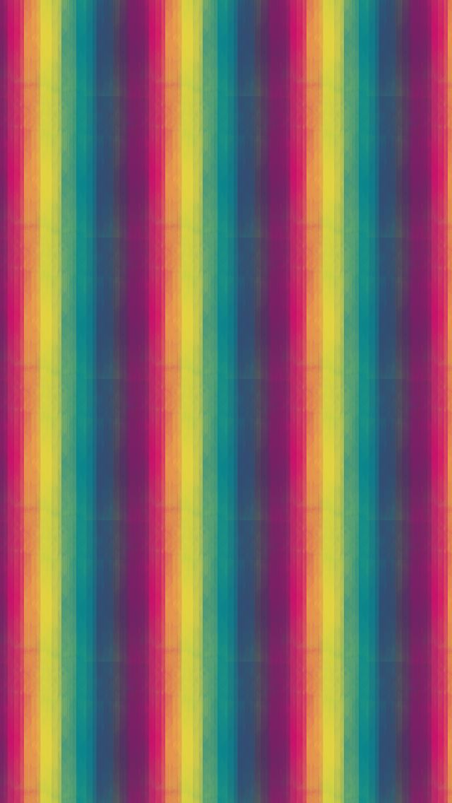 640x1136 Rainbow Stripe Pattern - rainbow iPhone Wallpaper