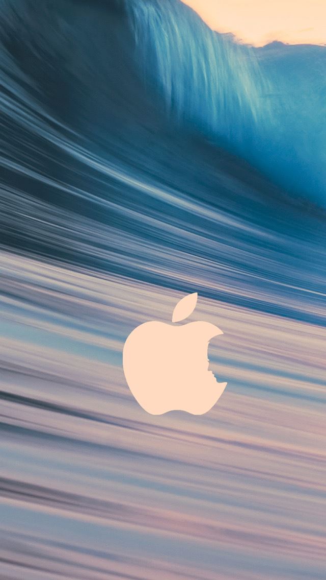640x1136 Mac Logo Surging Wave -  iPhone Wallpaper