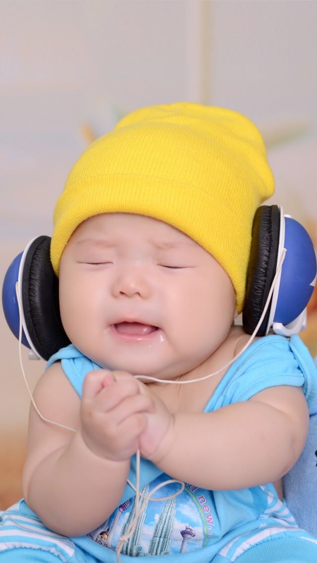 640x1136 Baby love Music - baby iPhone Wallpaper