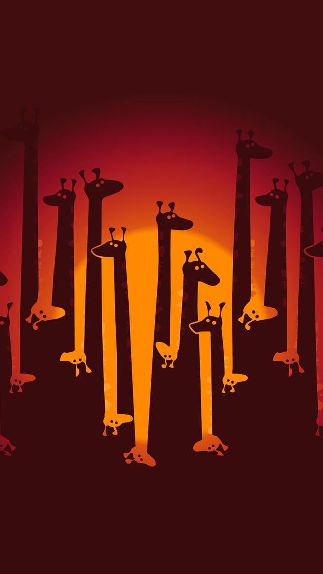 640x1136 Cartoon Giraffe - giraffe iPhone Wallpaper