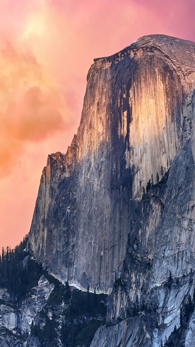 640x1136 OS X Yosemite - mountains iPhone Wallpaper