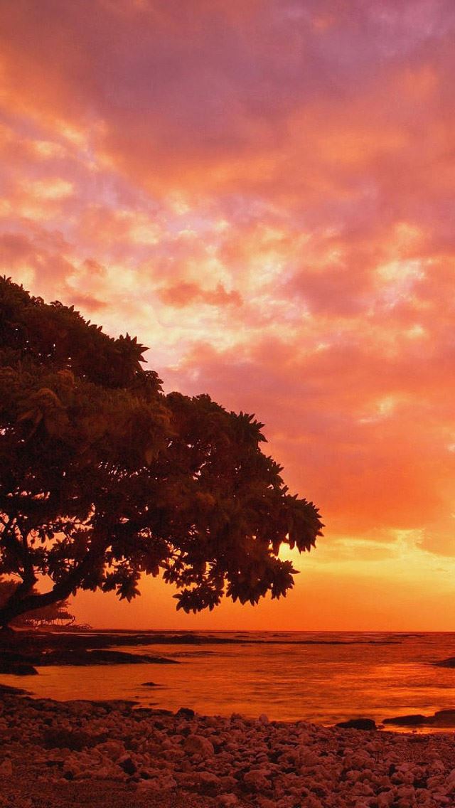 640x1136 Ocean Fall  - clouds iPhone Wallpaper