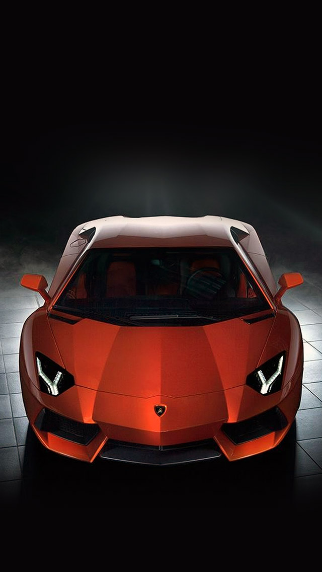 Red Cars Lamborghini  iPhone wallpaper 