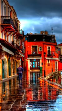 The silent night city wallpaper