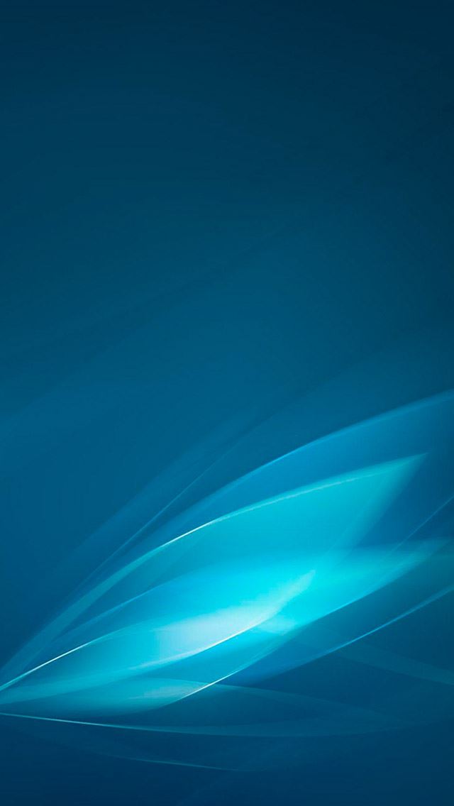 640x1136 Noctilucent clouds - cyan iPhone Wallpaper
