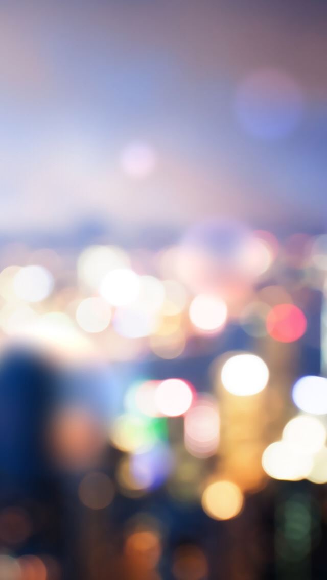 640x1136 City Blurry Neon  - neon iPhone Wallpaper