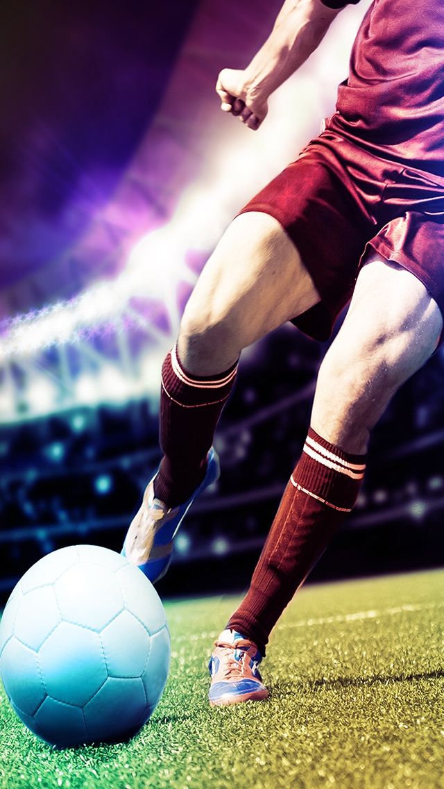 Kick The Football iPhone Wallpapers Free Download