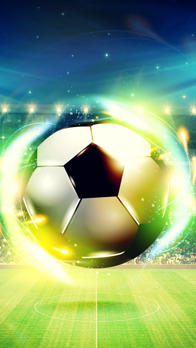 640x1136 Shiny Football Closeup - sport iPhone Wallpaper
