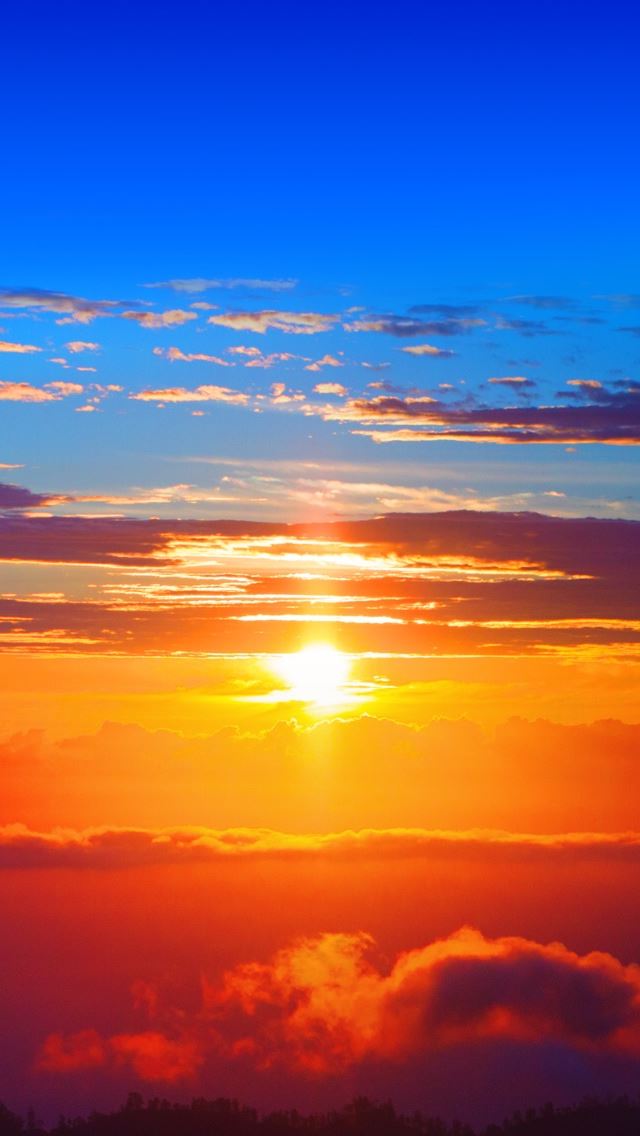 640x1136 Wonderful Sunset -  iPhone Wallpaper