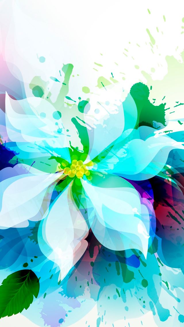 640x1136 Abstract Flower  - flower iPhone Wallpaper