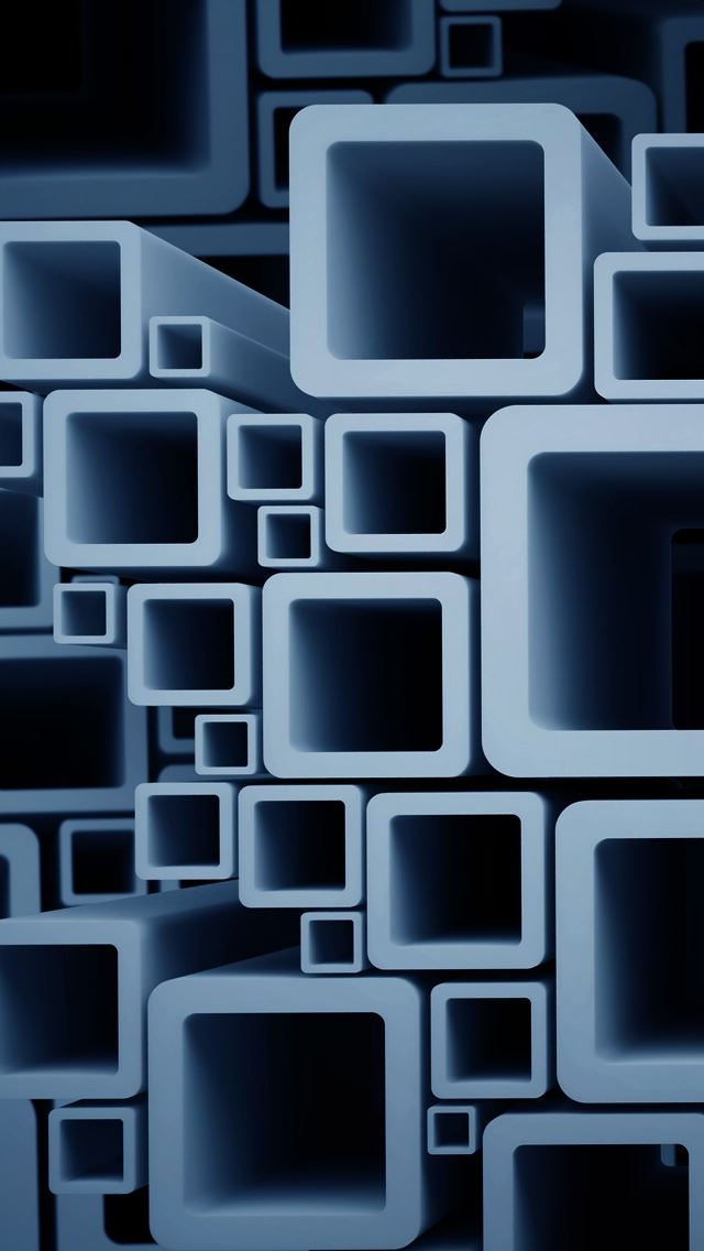 640x1136 Abstract 3D Cube  - cube iPhone Wallpaper