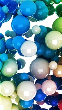 Abstract 3D Ball wallpaper