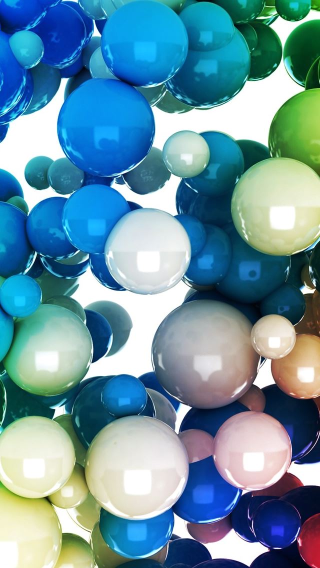 640x1136 Abstract 3D Ball - 3d iPhone Wallpaper