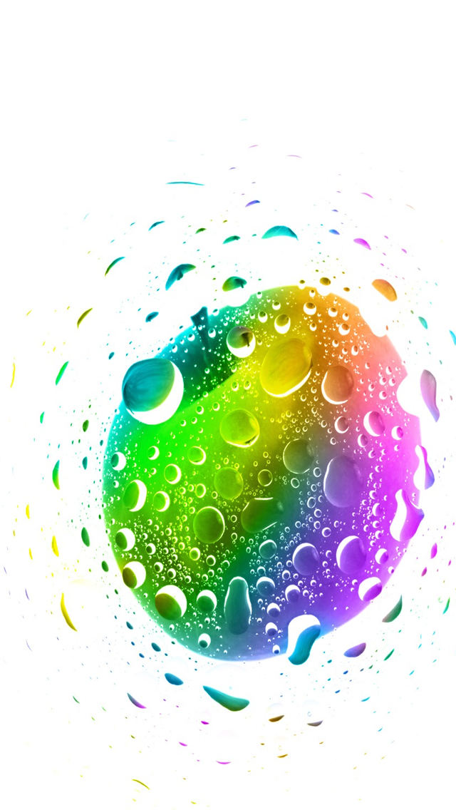 Water Drop Fingerprint  iPhone wallpaper 