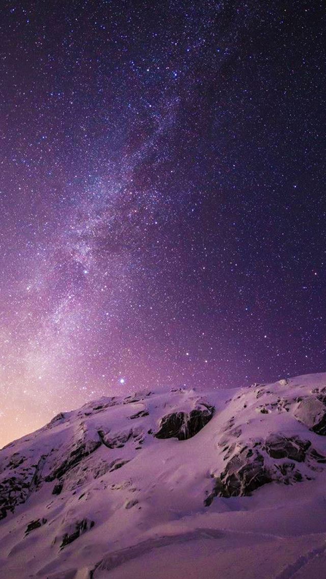 640x1136 Starry Norway -  iPhone Wallpaper