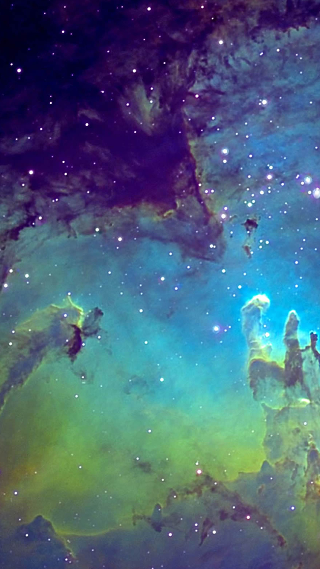 Fantasy Space Nebula  iPhone wallpaper 