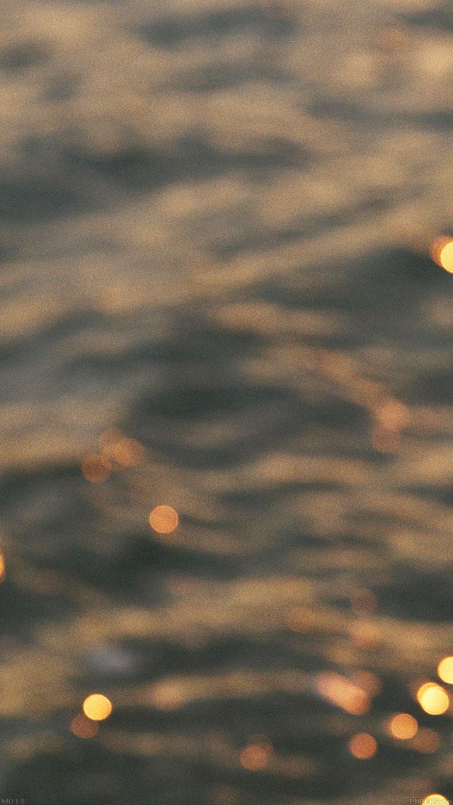 640x1136 Night Lake Golden Bokeh Blur - lake iPhone Wallpaper