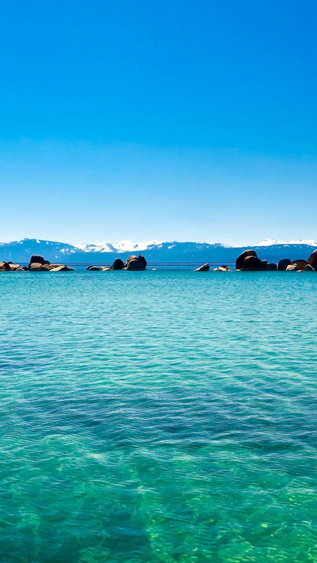 640x1136 Pure Blue Sea Level - sea iPhone Wallpaper